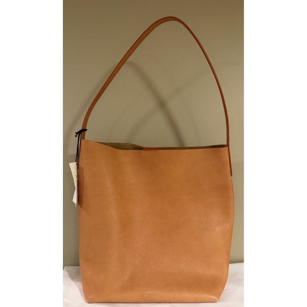 MANSUR GAVRIEL Maxi Everyday Cabas Tote Bag in Camlo Leather